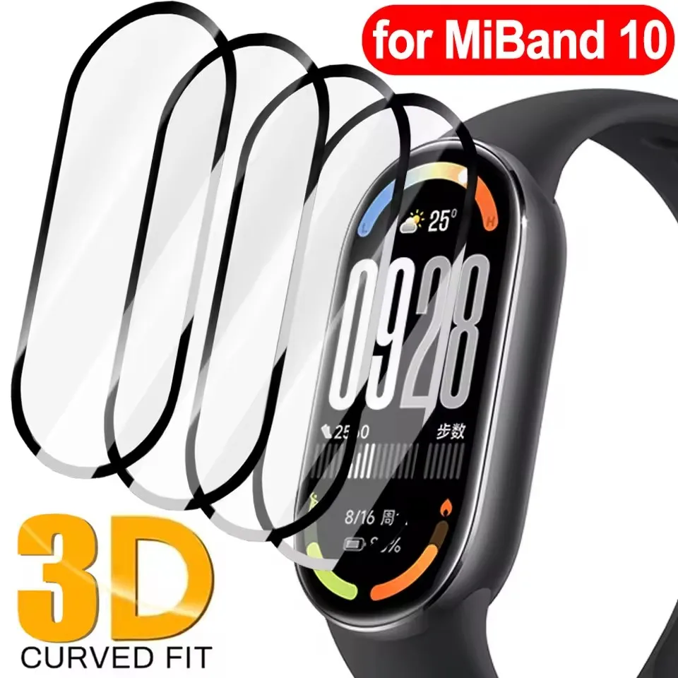 Flexible Tpu Film - Xiaomi Mi Band 10スマートウォッチ用フレキシブルスクリーンプロテクター1-3枚セット TPUフィルム HD耐傷性保護カバー