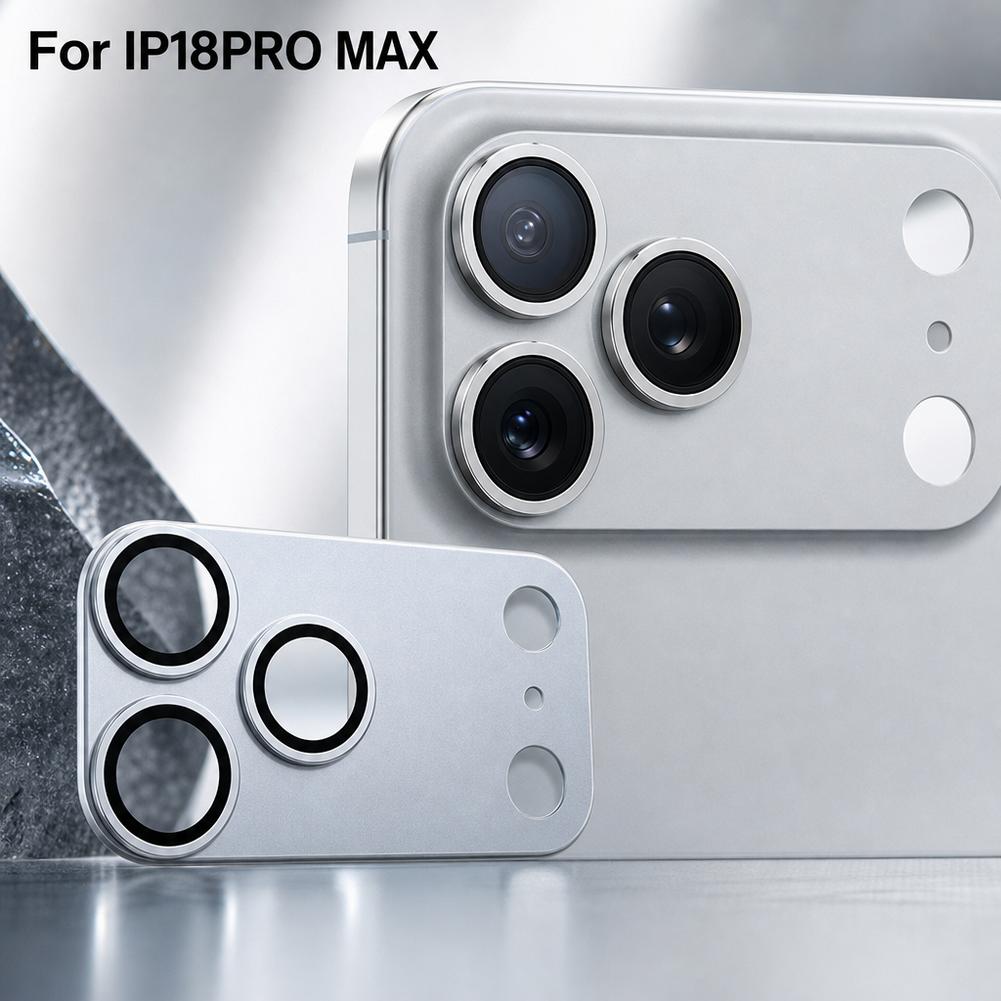Camera Lens Protector - iPhone 18 Pro Max用、金属製の強化ガラス製カメラ保護フィルム。iPhone 18 Proおよび17用のレンズ保護カバー、携帯電話用アクセサリー。