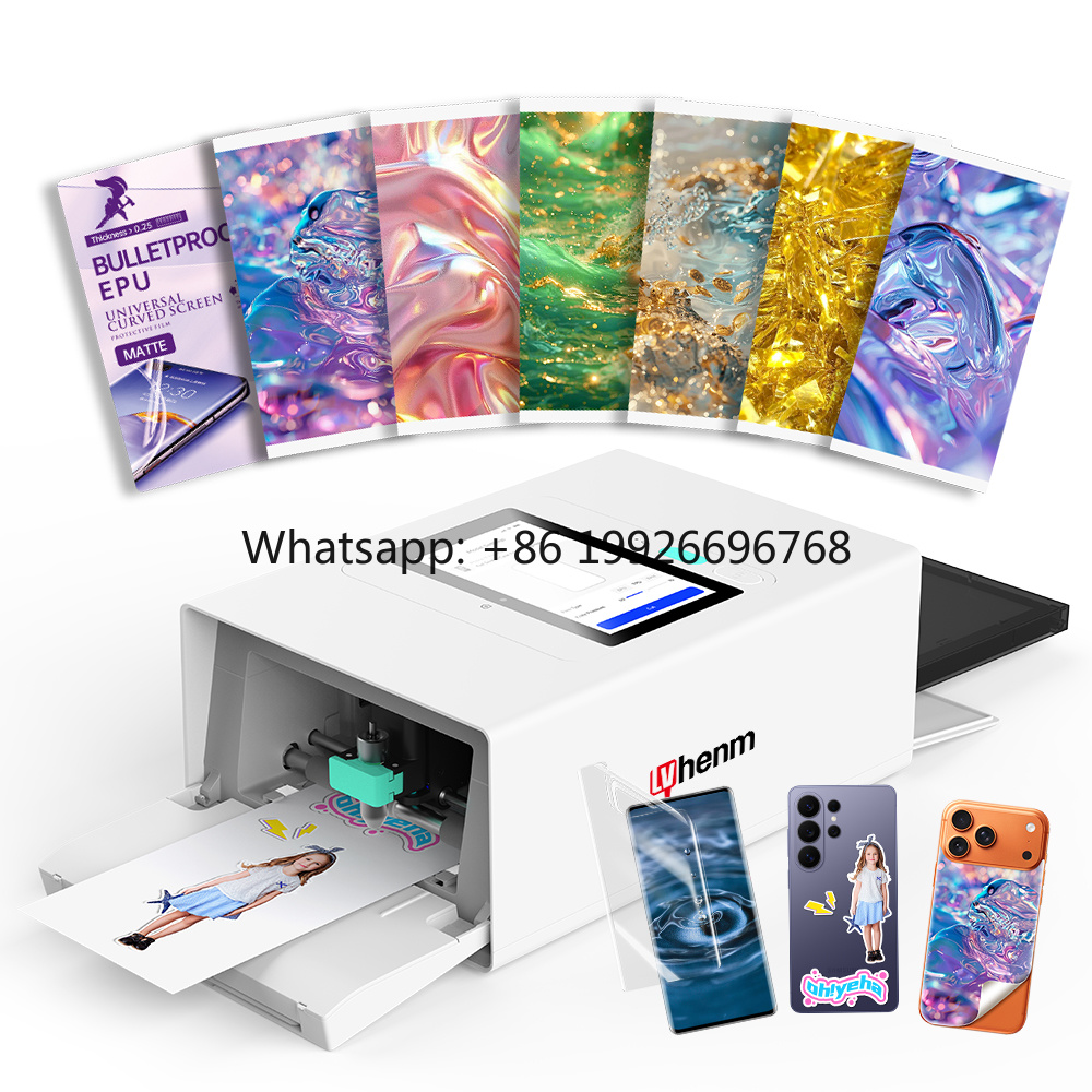 Hydrogel Screen Protector - 高解像度印刷、AI画像抽出、スマートフォン用スキン印刷、カッティング機能付き。モバイルフォン用ハイドロゲルフィルム、画面保護フィルムに最適。