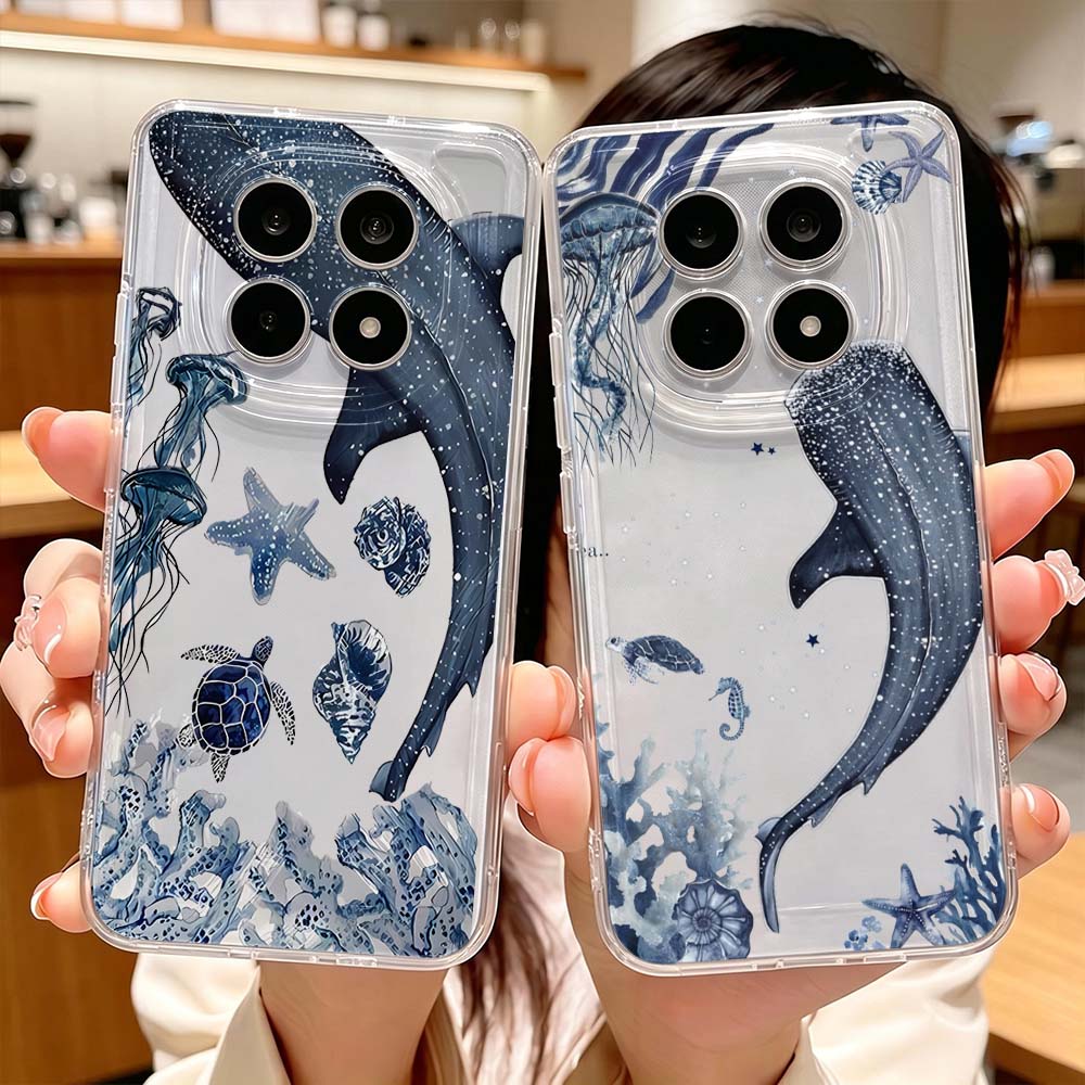オーシャンホエールタートル柄スマホケース Xiaomi PO - Xiaomi Poco X6 のレビューと価格