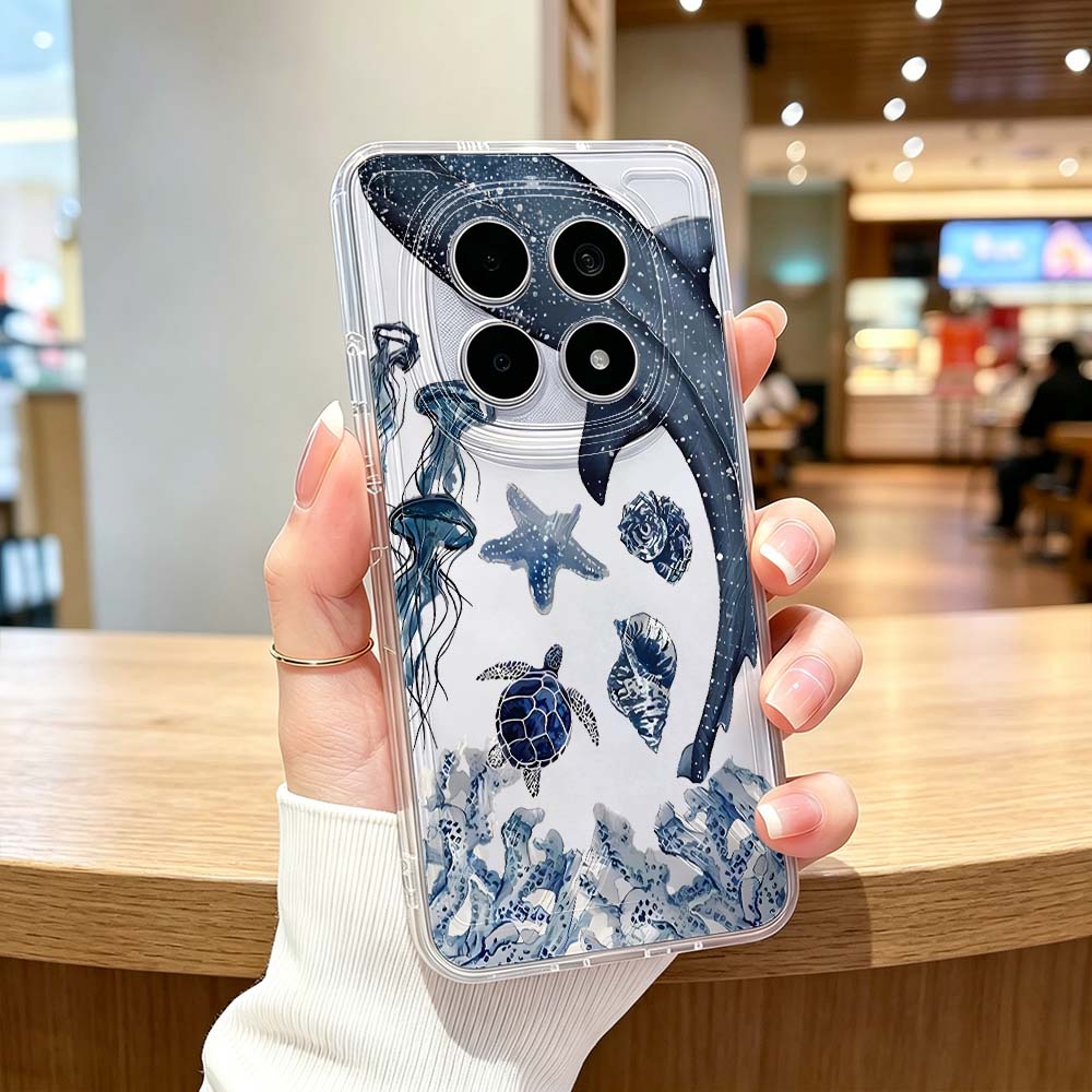 オーシャンホエールタートル柄スマホケース Xiaomi PO - Xiaomi Poco X6 のレビューと価格
