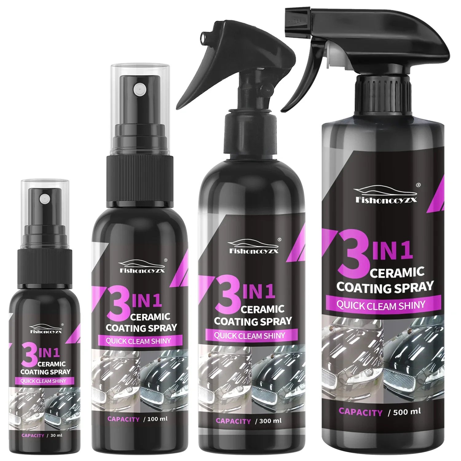 3in1 車用セラミック液体コーティングスプレー、ナノ結晶撥 - Nano Liquid Coating のレビューと価格