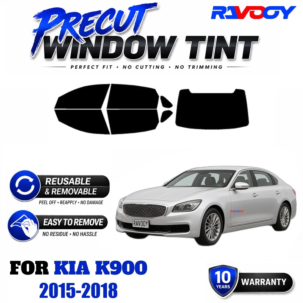 RAVOOY プレカットウィンドウティント、再利用可能な取り - Air Bubble Remover のレビューと価格